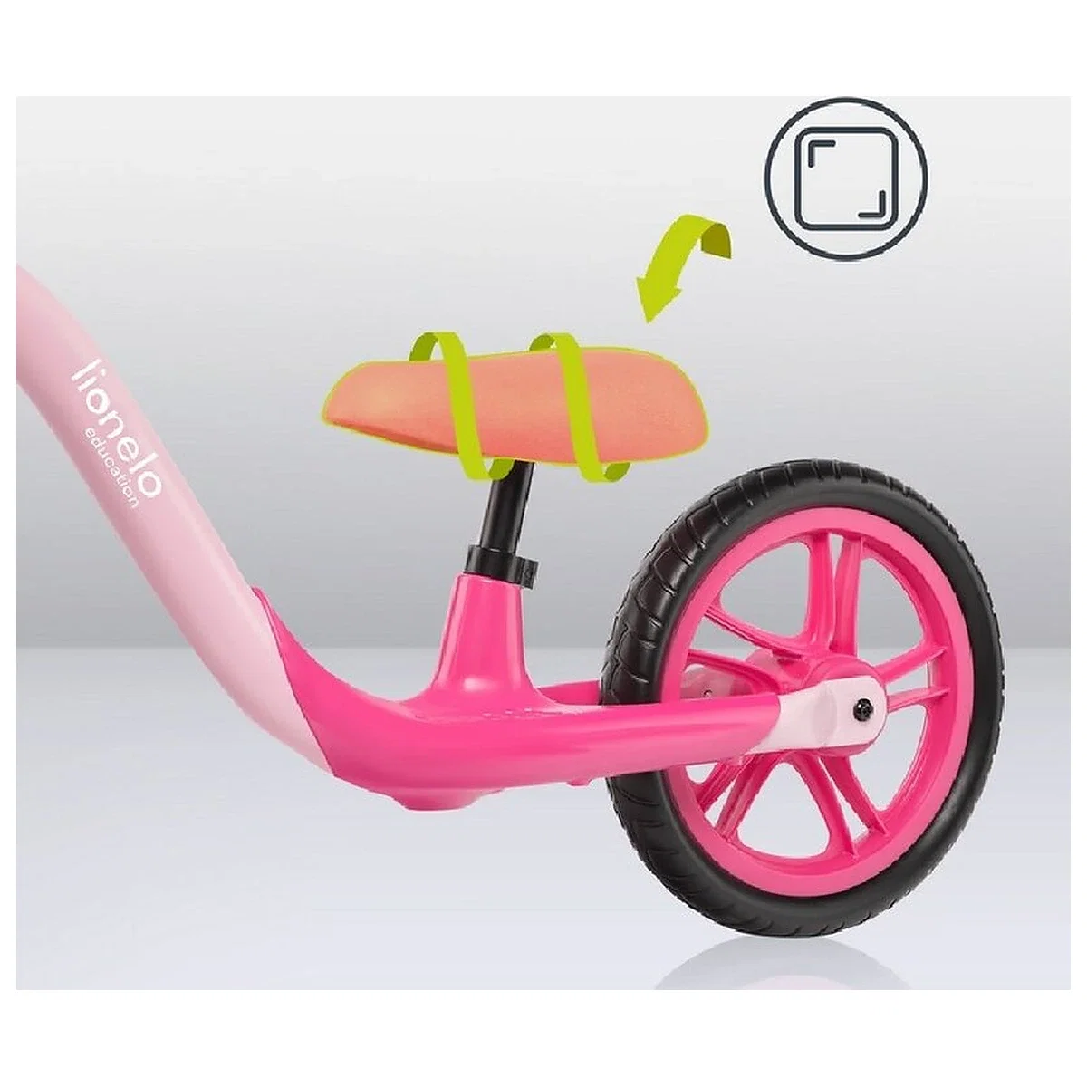 Bicicleta fara pedale, Lionelo, Alex, Usoara, Cu ghidon si sa reglabile, Greutate 3.3 Kg, Cu roti din spuma EVA, 12 [16]