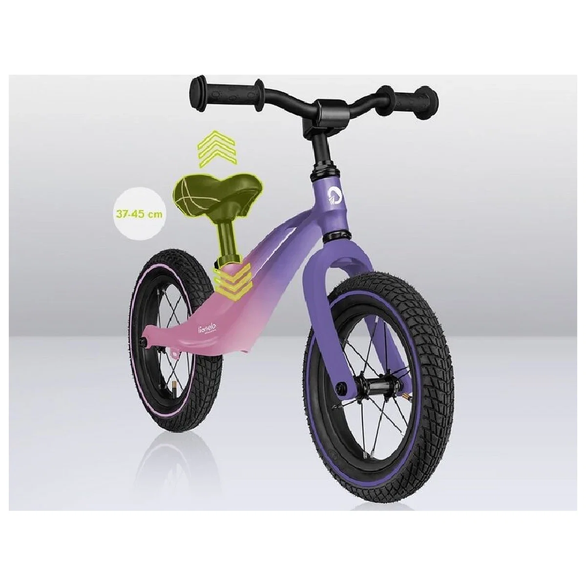 Bicicleta fara pedale, Lionelo, Bart Air, Usoara, Cu roti gonflabile, Cu cadru din magneziu, Cu ghidon si sa reglabile, [8]