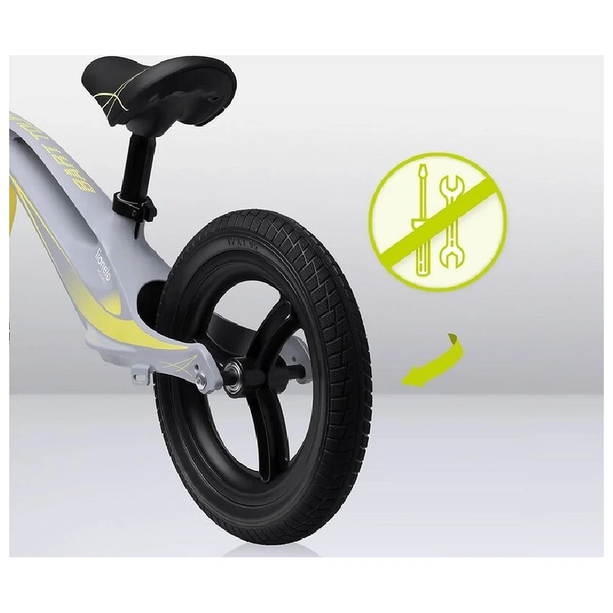 Bicicleta fara pedale, Lionelo, Bart Tour, Usoara, Cu cadru din magneziu, Cu ghidon si sa reglabile, Greutate 3.8 Kg, [5]