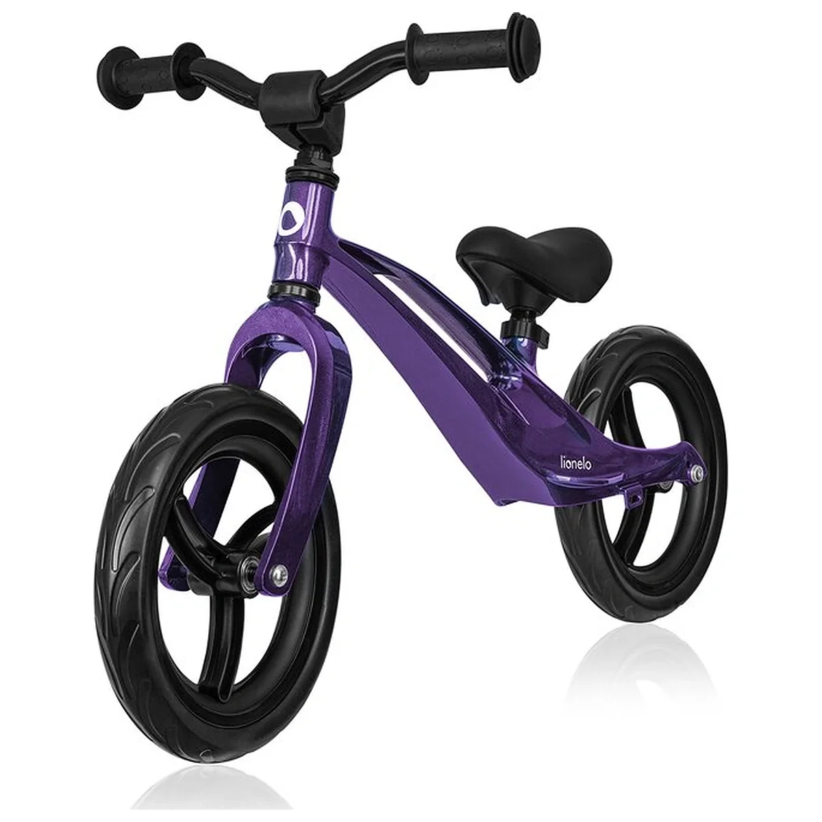 La plimbare - Bicicleta fara pedale, Lionelo, Bart, Usoara, Cu cadru din magneziu, Cu ghidon si sa reglabile, Greutate 3 Kg, 12 inch,