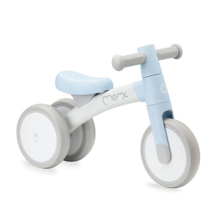La plimbare - Bicicleta fara pedale Momi Tedi, usoara, stabila, manere anti-alunecare, de la 1 an, sustine pana la 25 kg - Light Blue