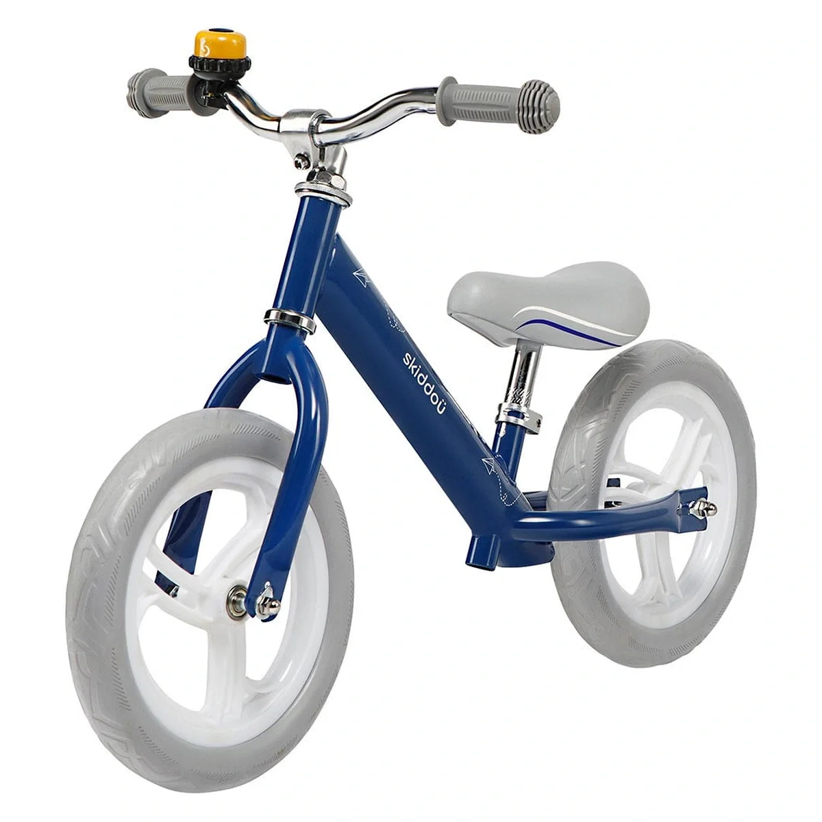 Biciclete copii - Bicicleta fara pedale Nils, Skiddou, Denim, Bleumarin 2 ani
