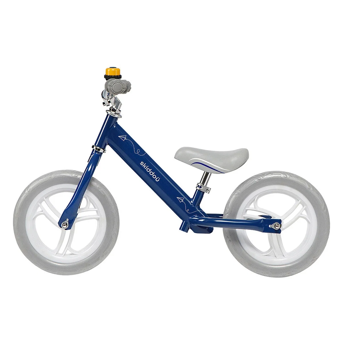 Bicicleta fara pedale Nils, Skiddou, Denim, Bleumarin 2 ani [2]