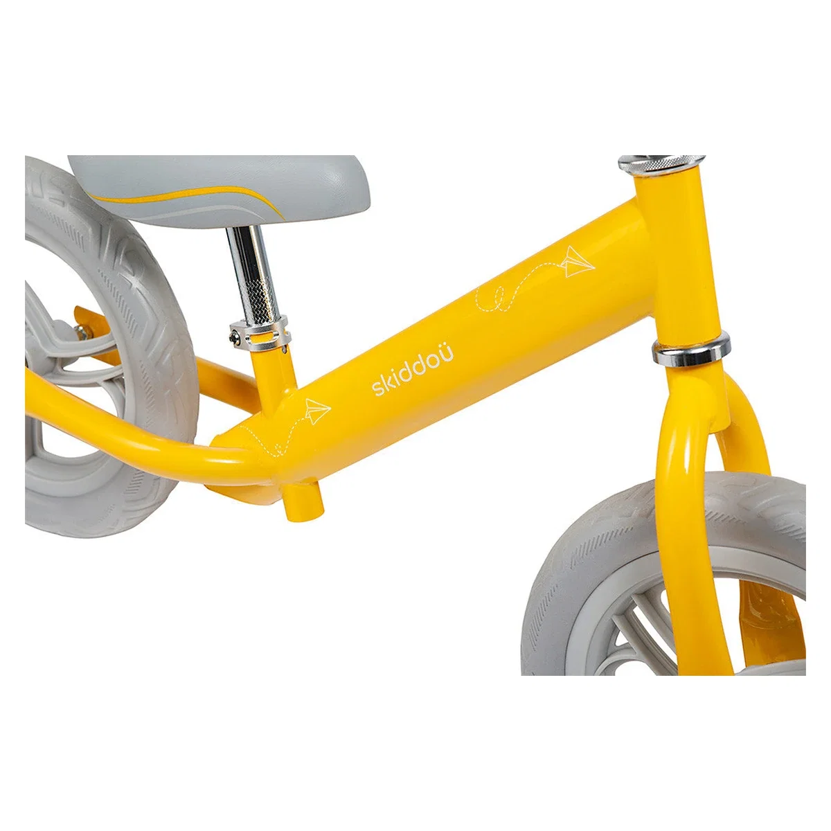Bicicleta fara pedale Nils, Skiddou, Galben 2 ani [5]