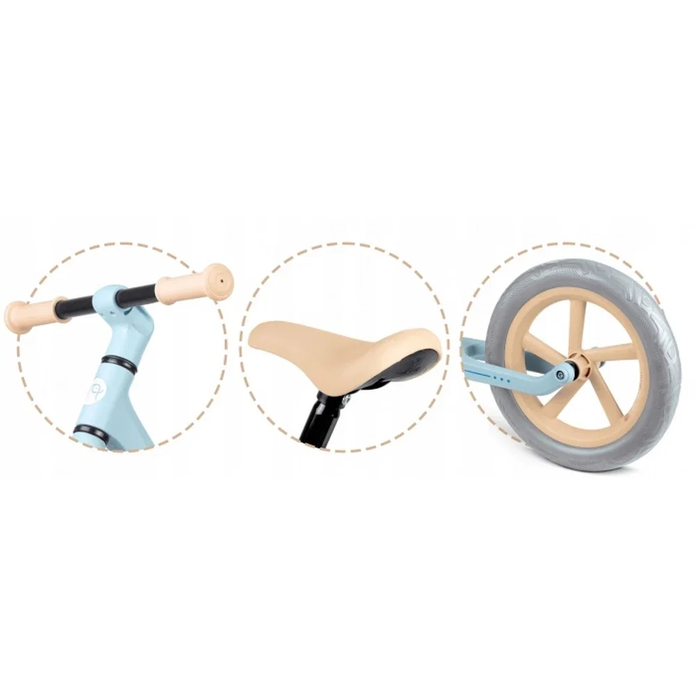 Bicicleta fara pedale , roti EVA, Light Flee Nukido - Albastru 2 ani+ [4]