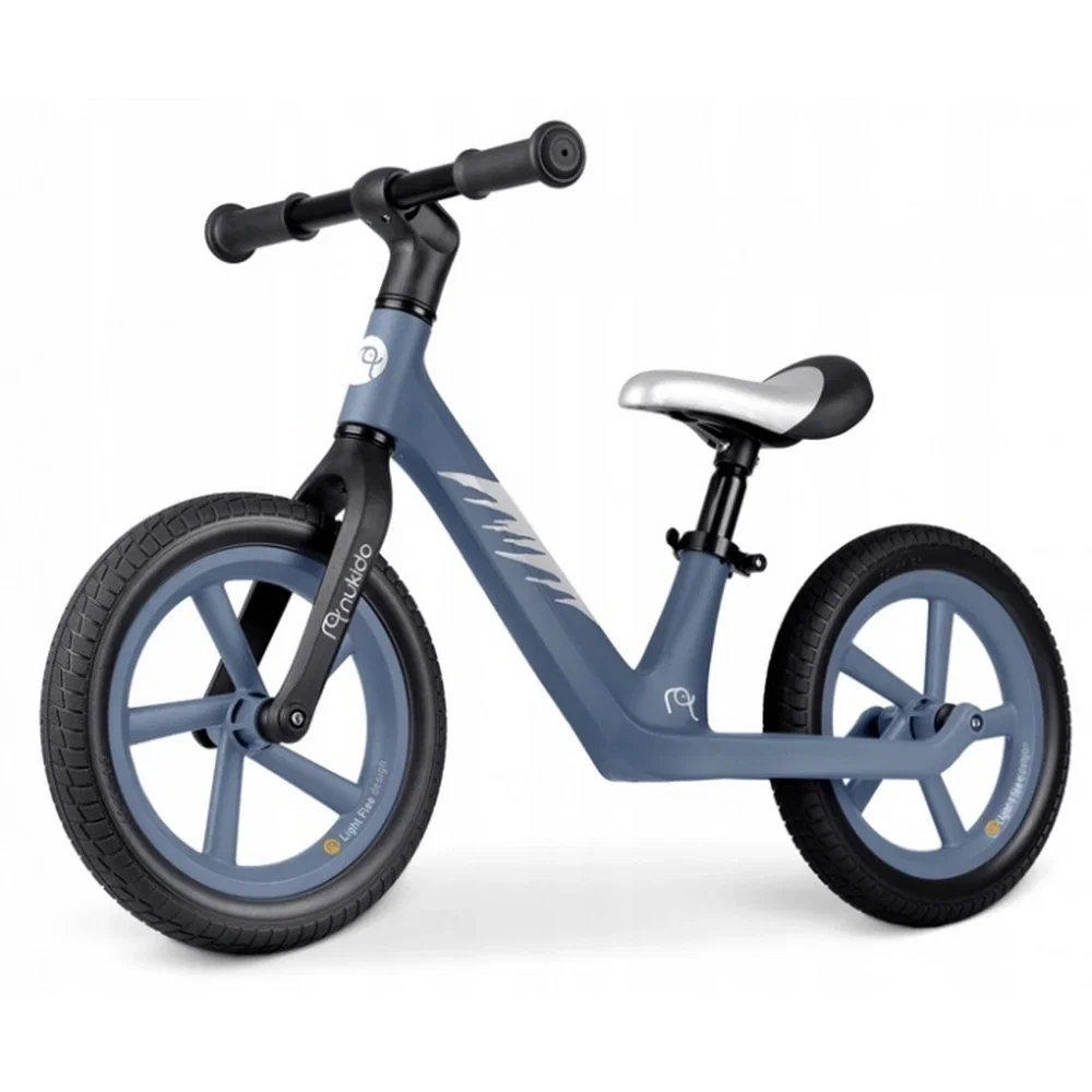 Biciclete copii - Bicicleta fara pedale , roti EVA, Light Flee Nukido - Bleumarin 2 ani+