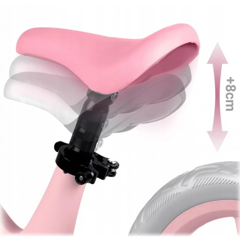Bicicleta fara pedale , roti EVA, Light Flee Nukido - Roz 2 ani+ [2]