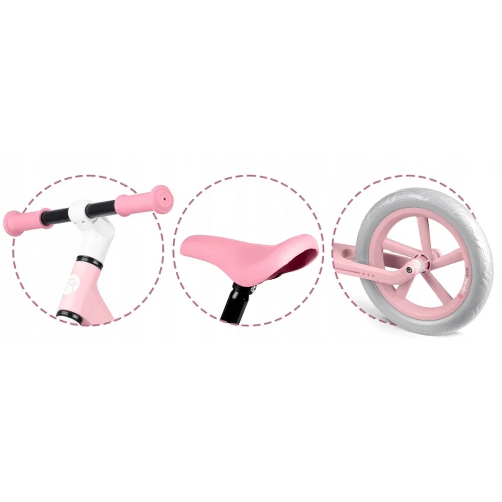 Bicicleta fara pedale , roti EVA, Light Flee Nukido - Roz 2 ani+ [4]