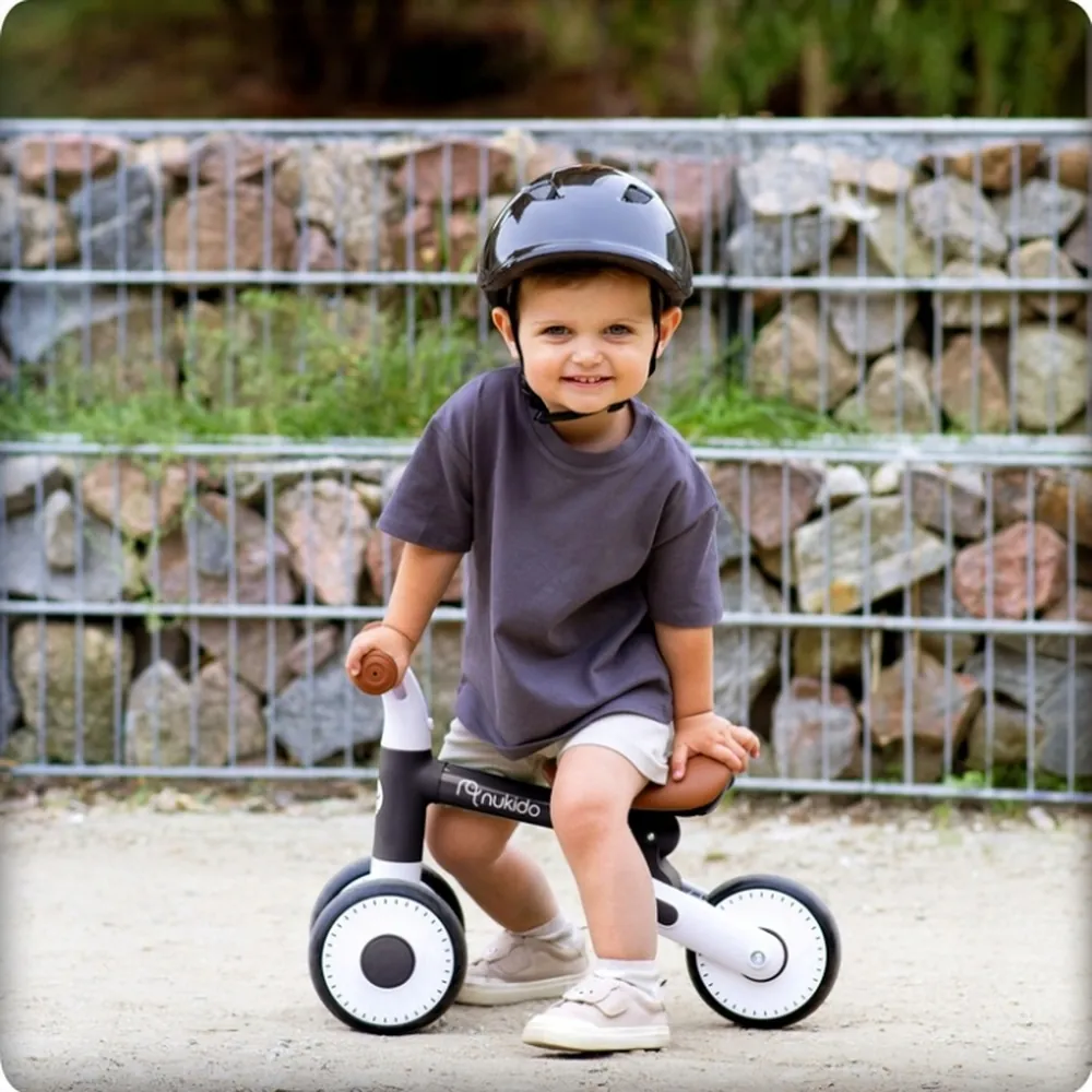 Bicicleta fara pedale , roti EVA, Nukid - Negru Nukido 1 an+ [1]