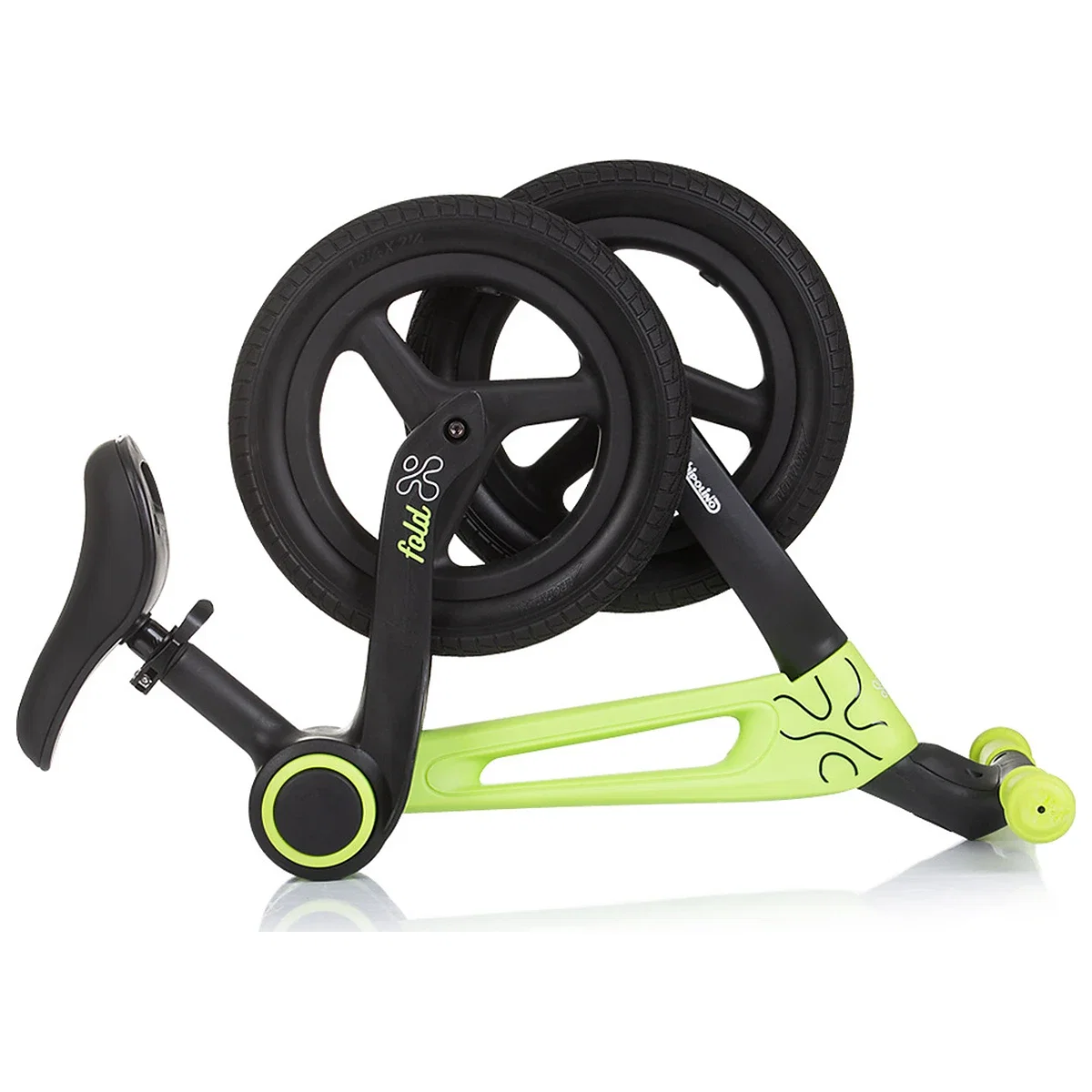 Bicicleta fara pedale pliabila Chipolino Fold X, Green 2 ani [3]