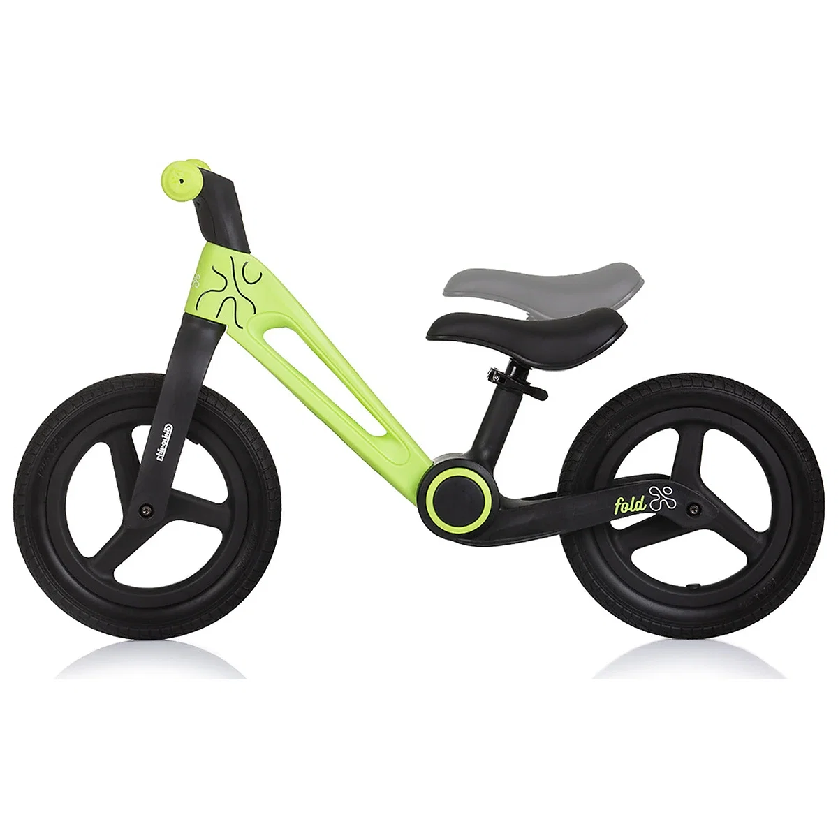 Bicicleta fara pedale pliabila Chipolino Fold X, Green 2 ani [2]
