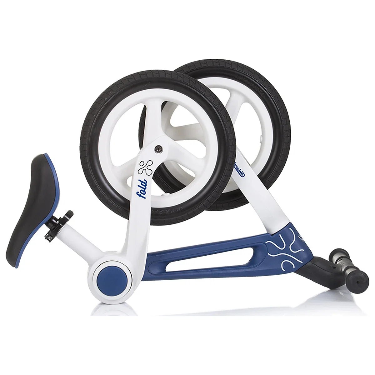 Bicicleta fara pedale pliabila Chipolino Fold X, Navy 2 ani [3]