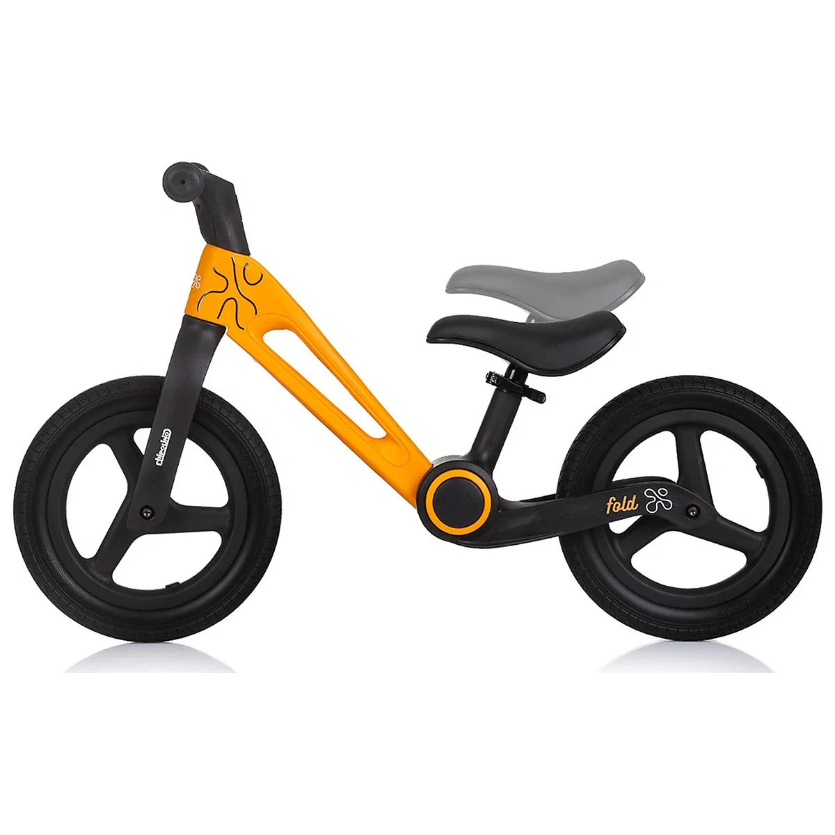 Bicicleta fara pedale pliabila Chipolino Fold X, Orange 2 ani [2]