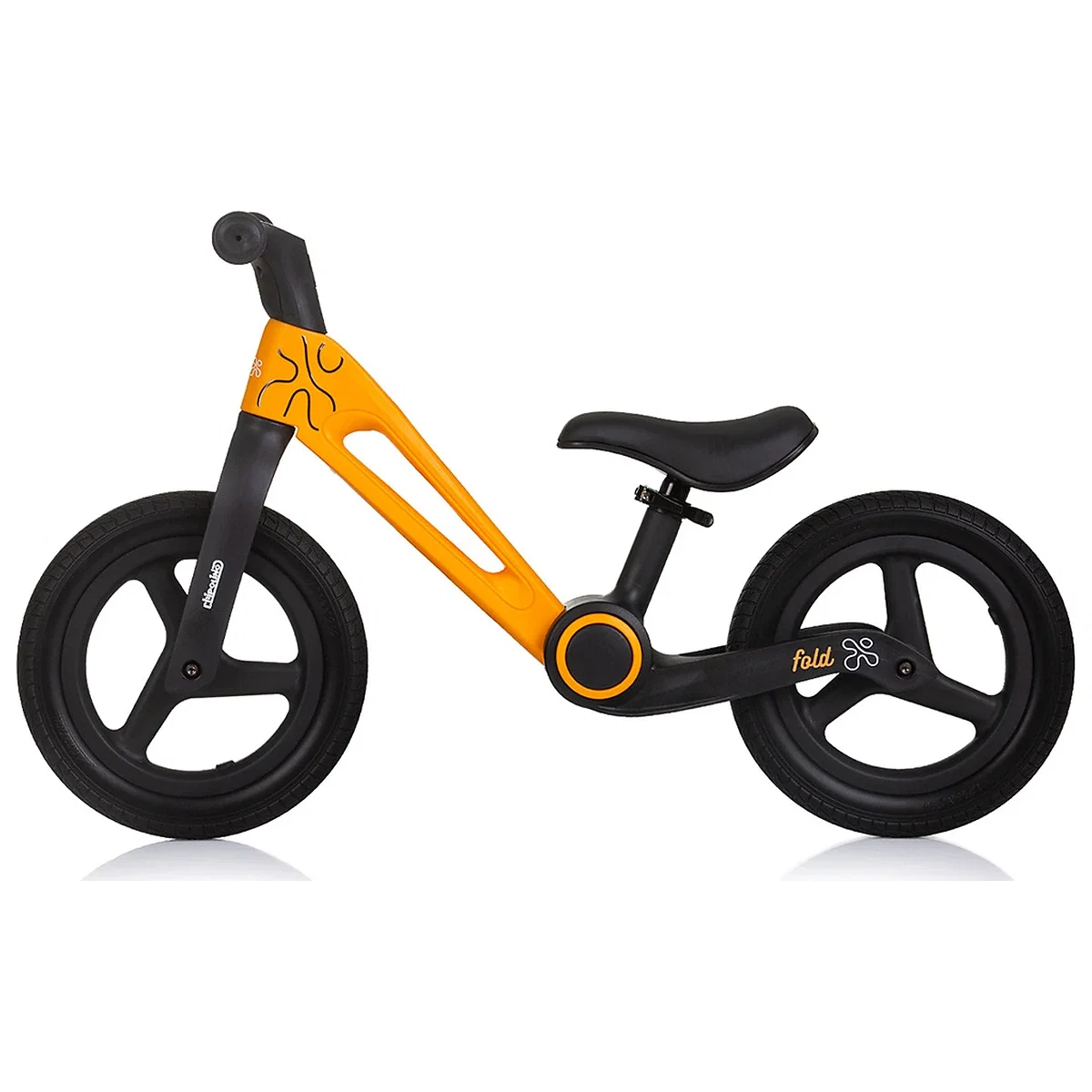 Bicicleta fara pedale pliabila Chipolino Fold X, Orange 2 ani [1]