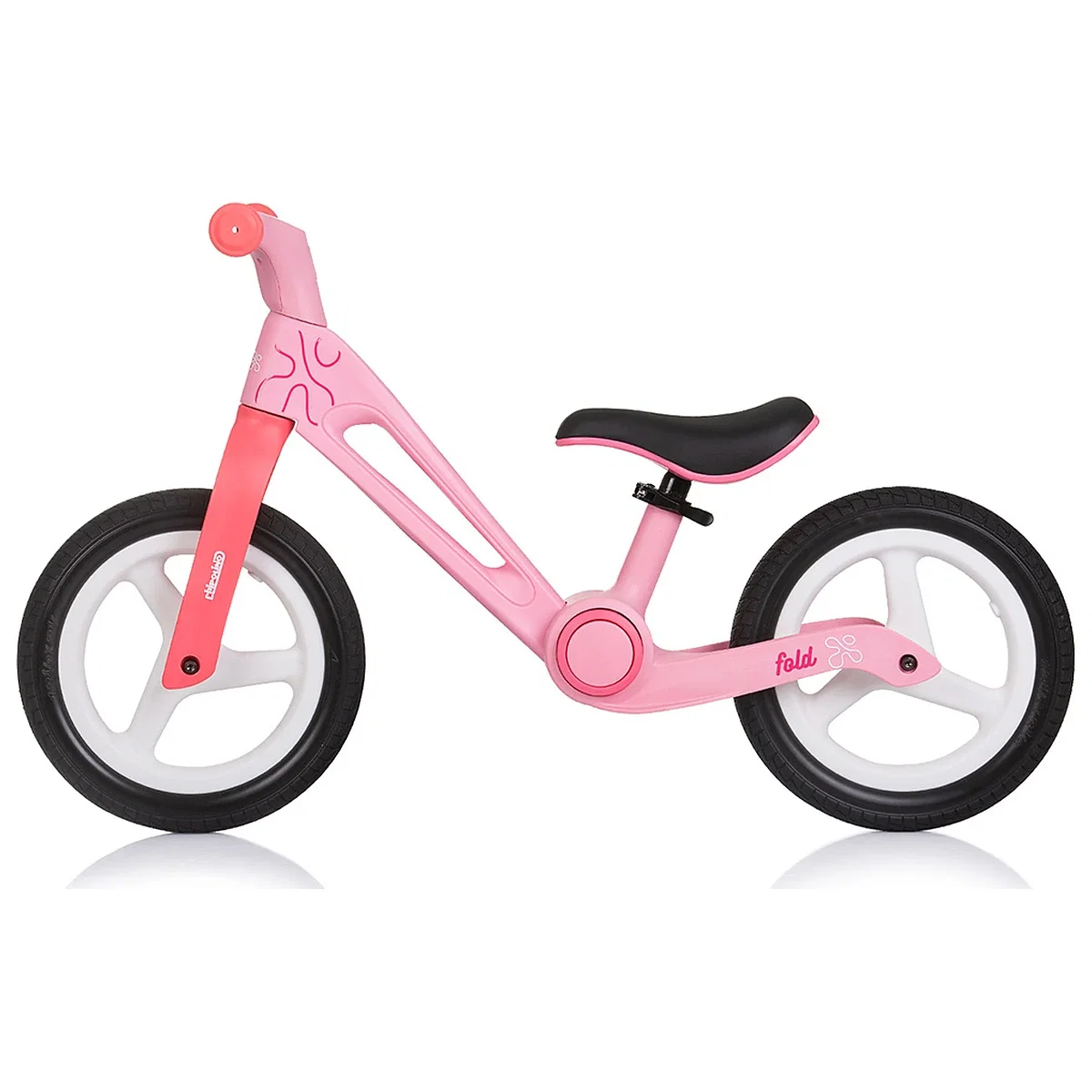 Bicicleta fara pedale pliabila Chipolino Fold X, Pink 2 ani [1]