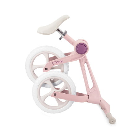 Bicicleta fara pedale, pliabila, Momi Noru, 2 ani+, 12”, sezut reglabil - Roz [1]