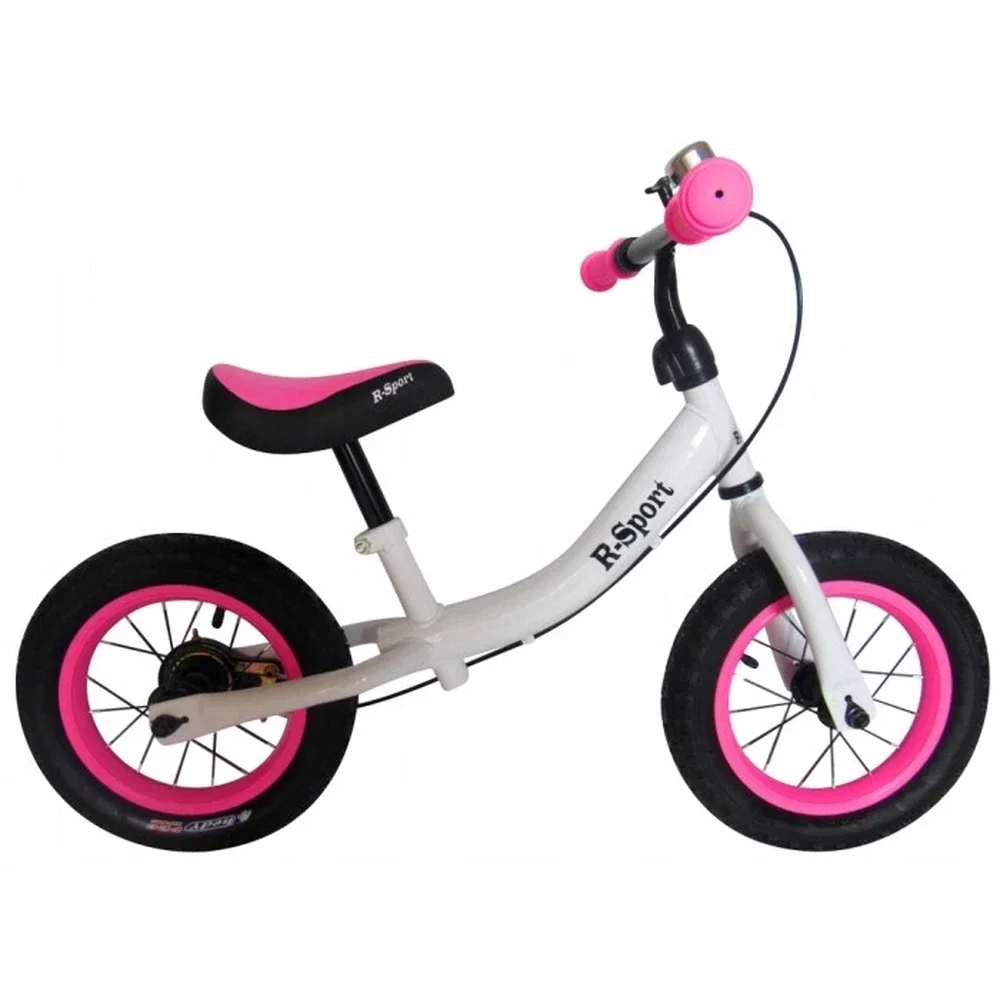 Bicicleta fara pedale R-Sport R3 - Alb - Roz 5 ani [1]