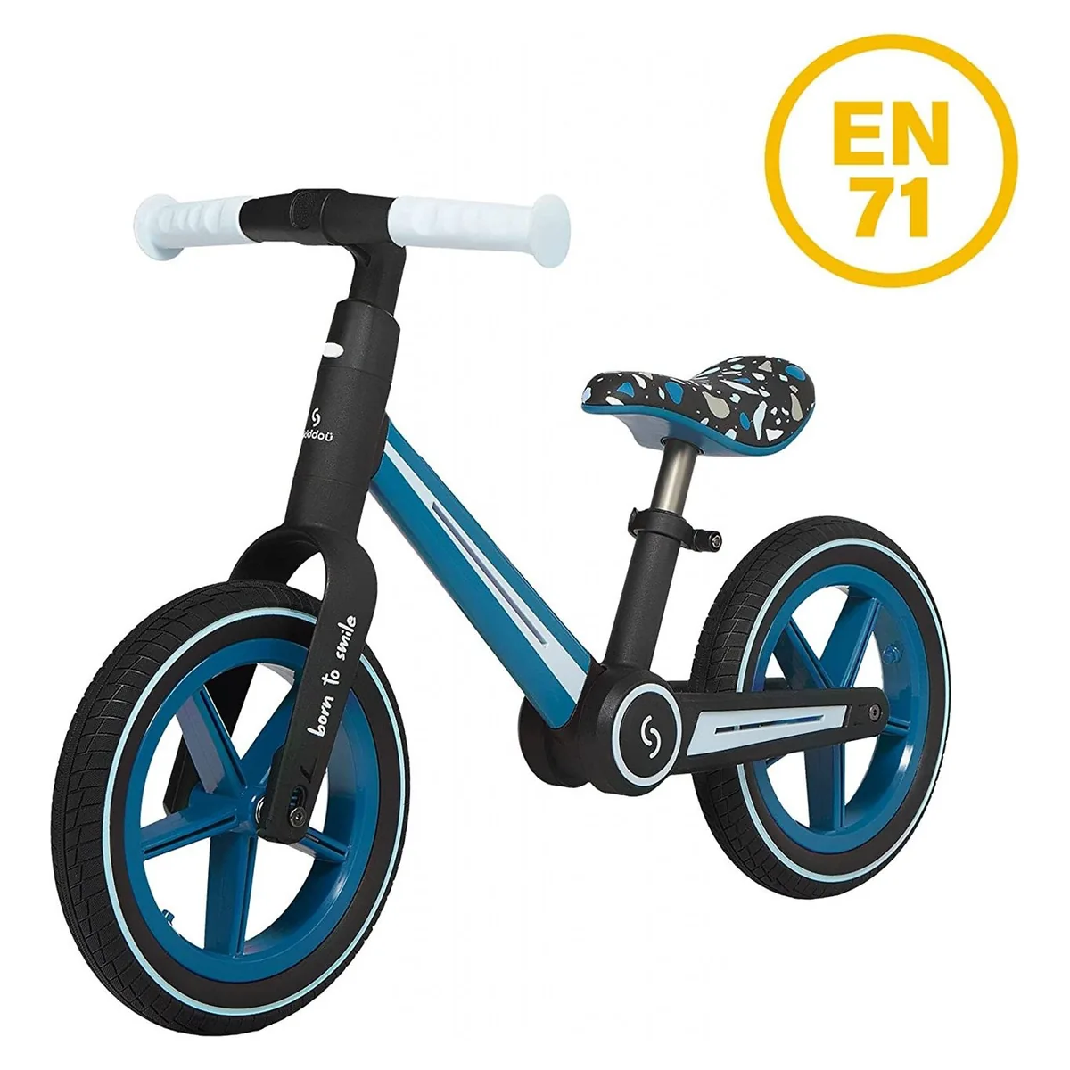 Bicicleta pliabila fara pedale Skiddou Ronny, Denim, Albastru 2 ani [8]