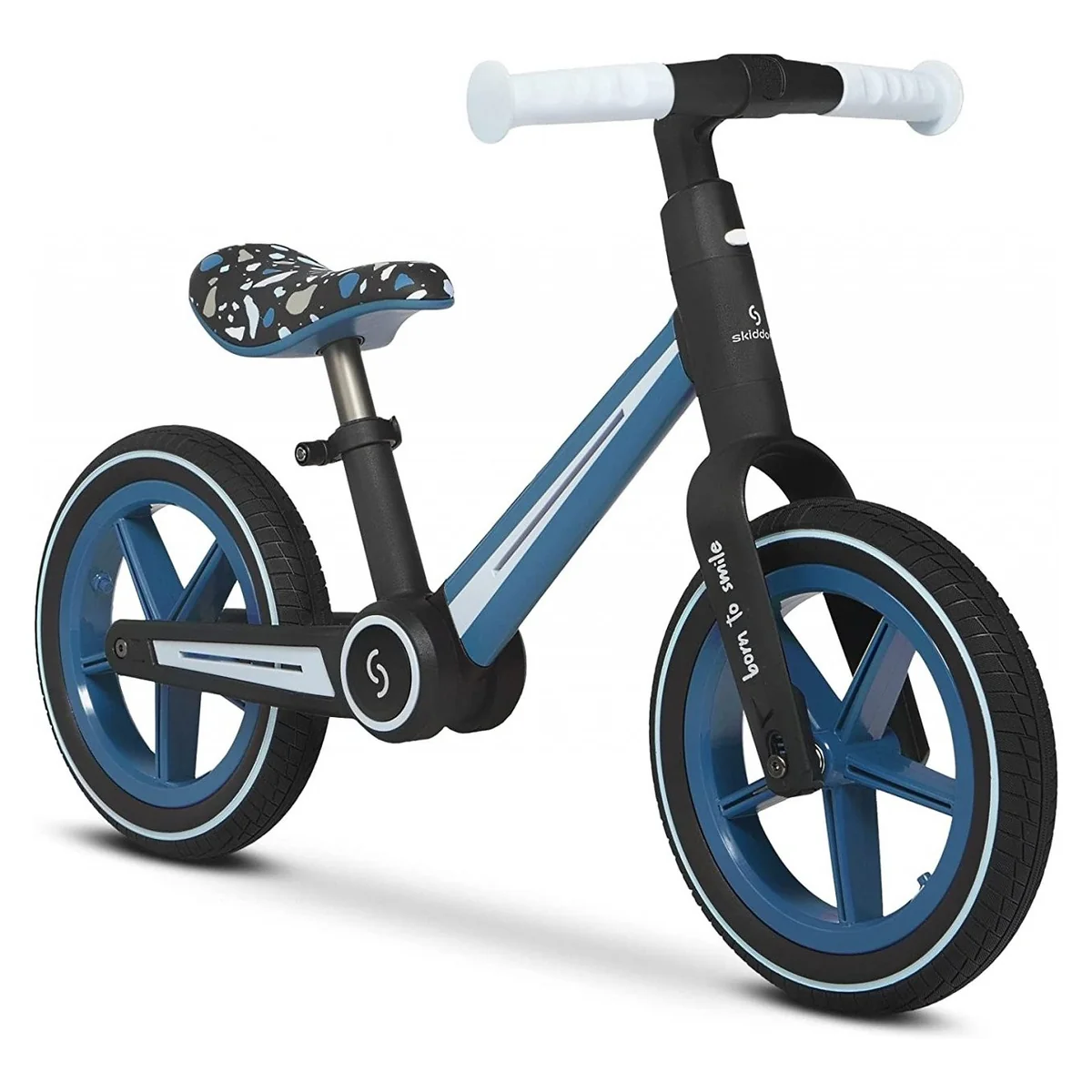 La plimbare - Bicicleta pliabila fara pedale Skiddou Ronny, Denim, Albastru 2 ani
