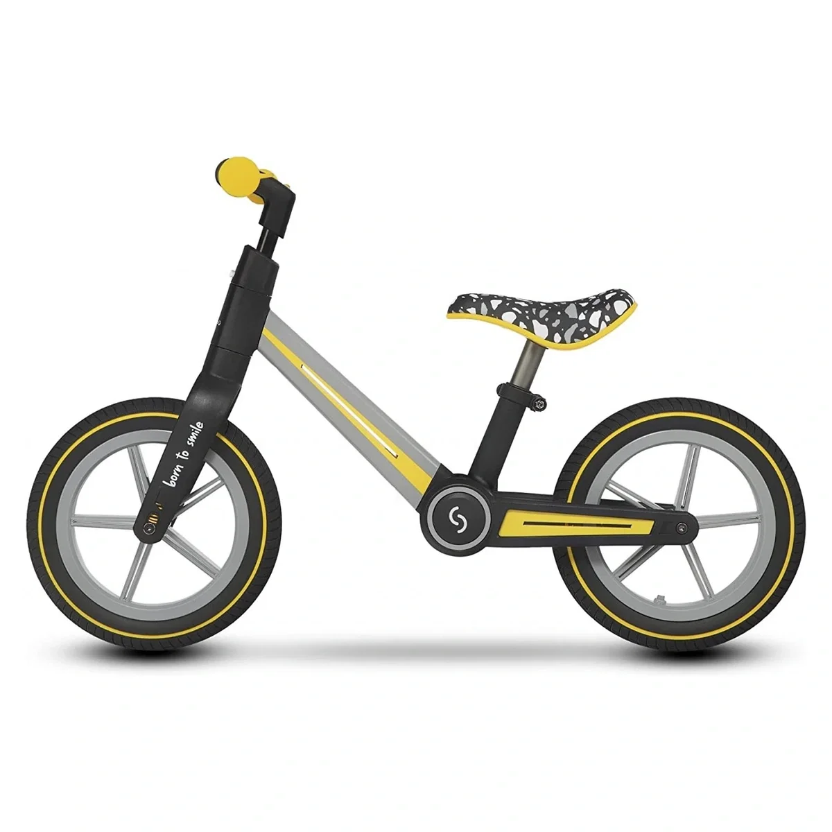 Bicicleta pliabila fara pedale Skiddou Ronny, Galben 2 ani [7]