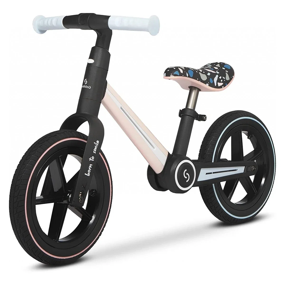 Biciclete copii - Bicicleta pliabila fara pedale Skiddou Ronny, Keep Pink, Roz 2 ani