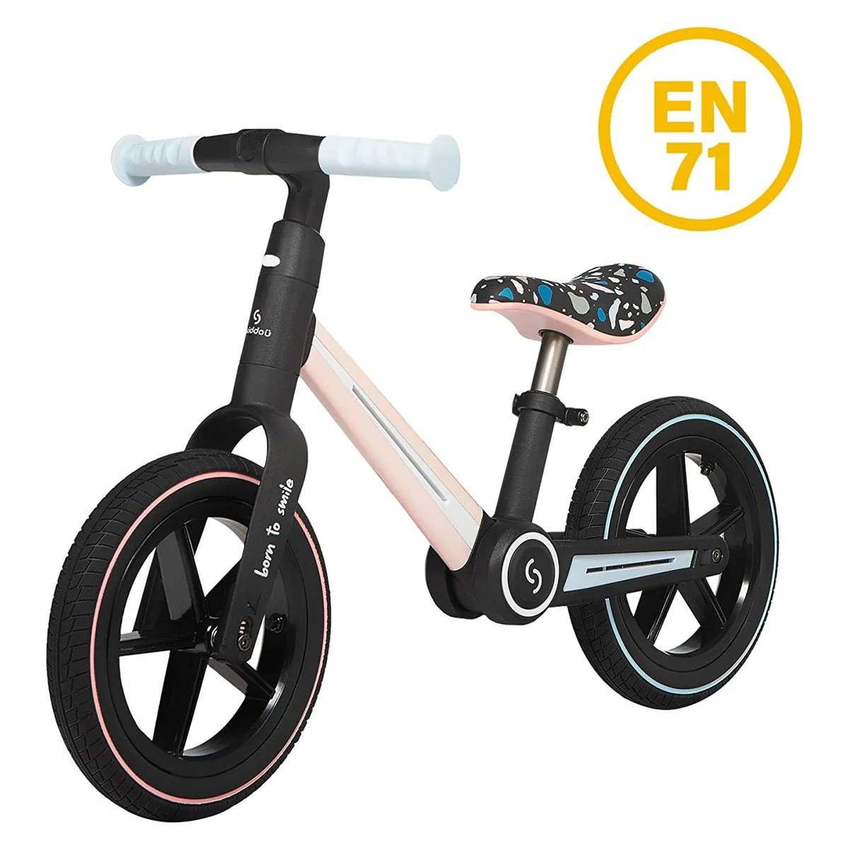 Bicicleta pliabila fara pedale Skiddou Ronny, Keep Pink, Roz 2 ani [6]