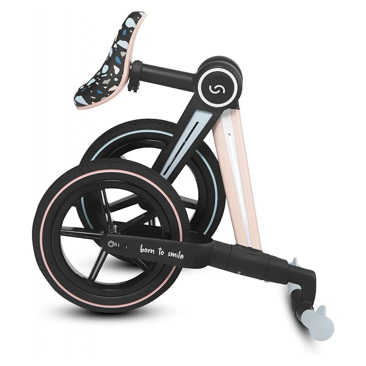 Bicicleta pliabila fara pedale Skiddou Ronny, Keep Pink, Roz 2 ani [10]