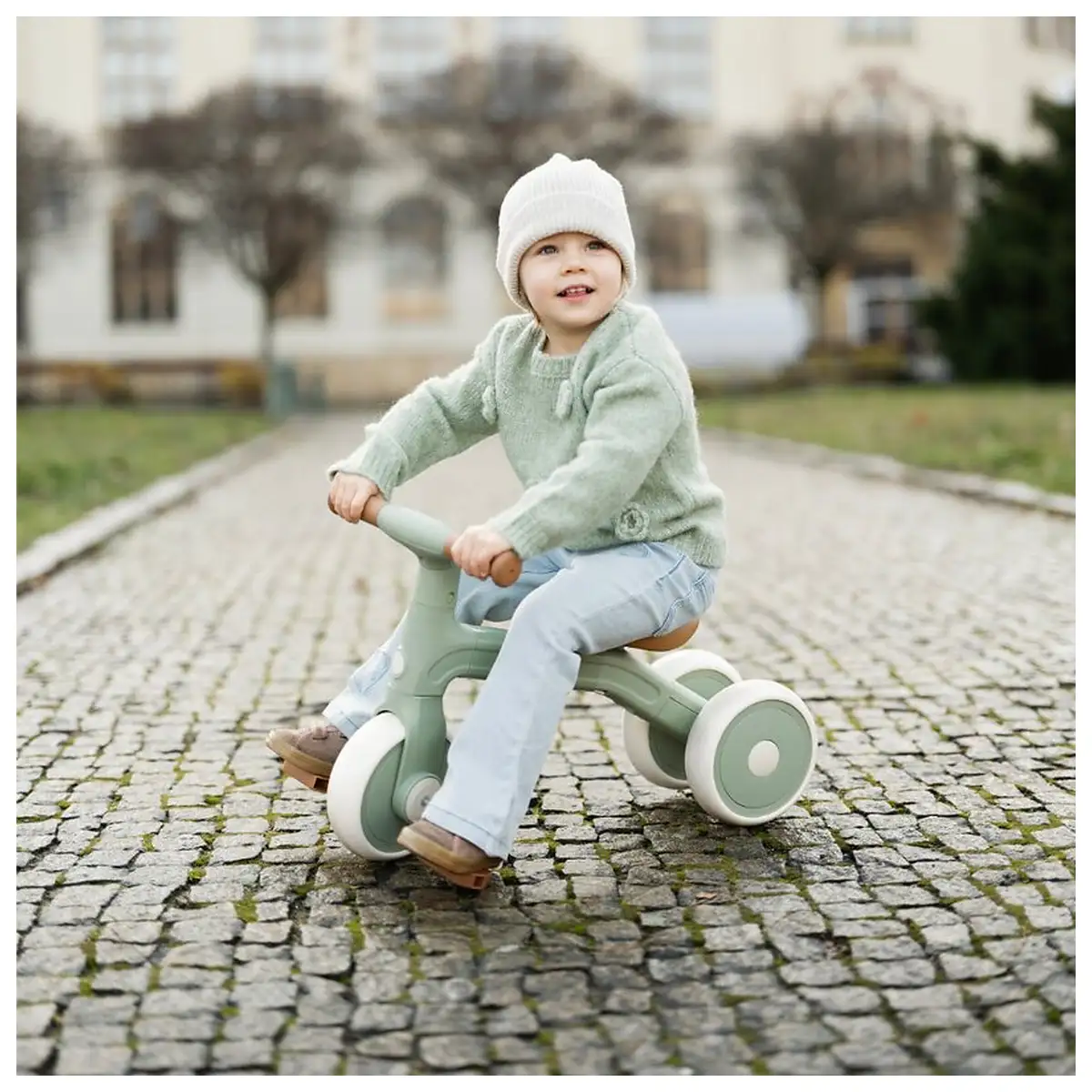 Bicicleta/tricicleta, 3 in 1 Petite&Mars, Multifunctionala, Cu/fara pedale, Ghidon directionabil, Sa reglabila pe inaltime, 2.3 kg, Pana la 25 kg, 12-36 luni, Verde [9]
