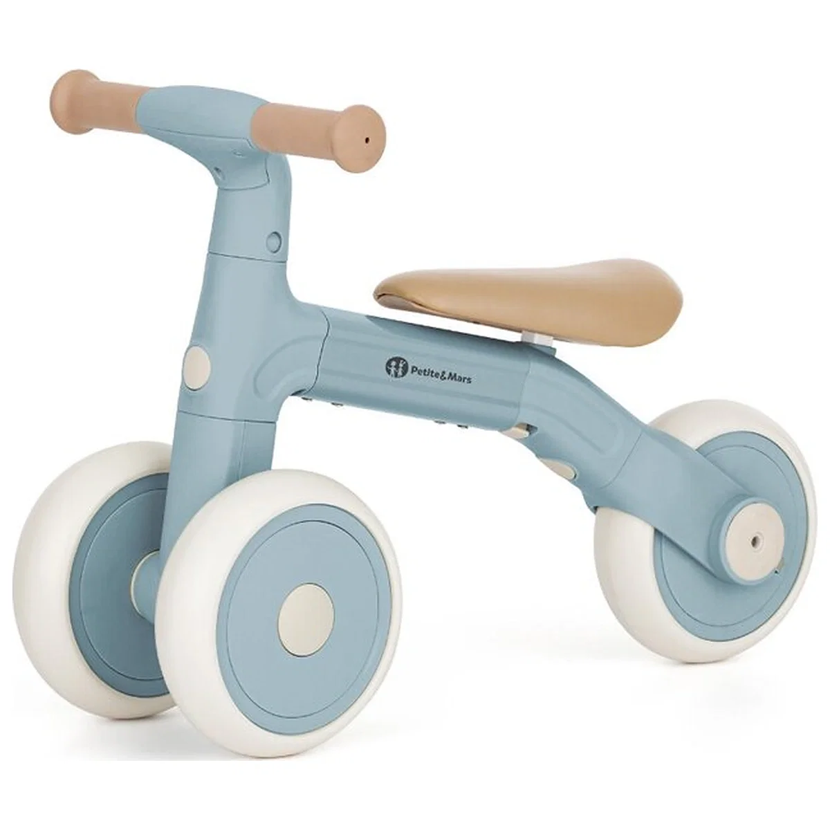 Bicicleta/tricicleta, 3 in 1 Petite&Mars, Multifunctionala, Cu/fara pedale, Ghidon directionabil, Sa reglabila pe inaltime, 2.3 kg, Pana la 25 kg, 12-36 luni, Albastru [3]