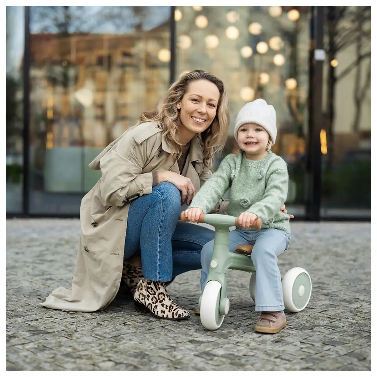 Bicicleta/tricicleta, 3 in 1 Petite&Mars, Multifunctionala, Cu/fara pedale, Ghidon directionabil, Sa reglabila pe inaltime, 2.3 kg, Pana la 25 kg, 12-36 luni, Verde [10]