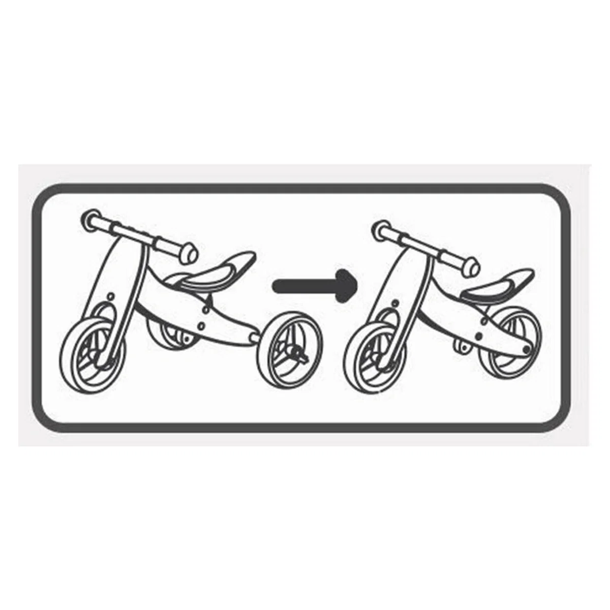 Bicicleta/tricicleta fara pedale, Free2Move, Din lemn, 2 in 1, Functie de bicicleta echilibru, 1-3 ani, Mint [9]