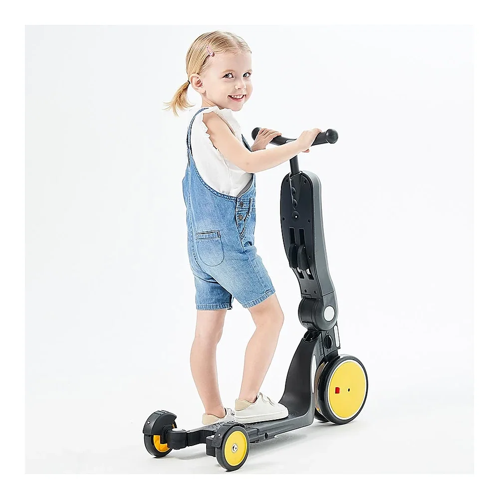 Bicicleta, tricicleta si trotineta Chipolino All Ride 4 in 1 yellow 3 ani [4]