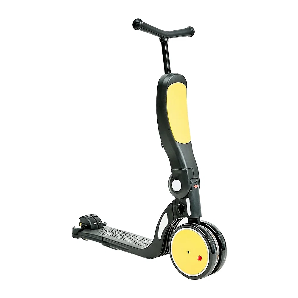 Trotinete - Bicicleta, tricicleta si trotineta Chipolino All Ride 4 in 1 yellow 3 ani