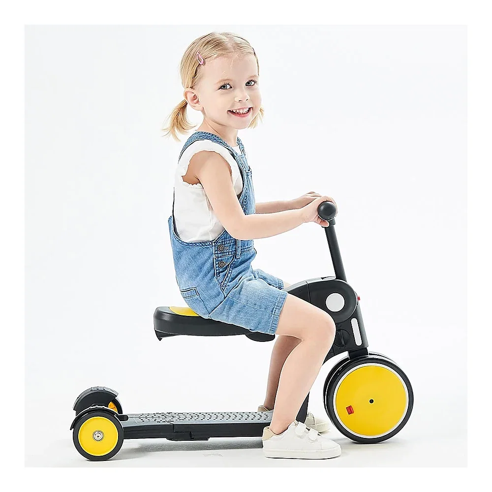 Bicicleta, tricicleta si trotineta Chipolino All Ride 4 in 1 yellow 3 ani [5]
