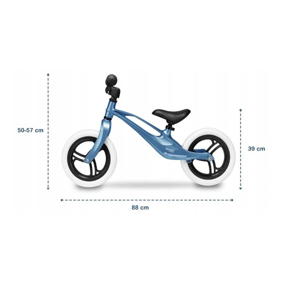 Bicicleta usoara Bart, Fara pedale, Cu cadru din magneziu, Cu ghidon si sa reglabile, Greutate 3 Kg, 12 inch, Conform [9]