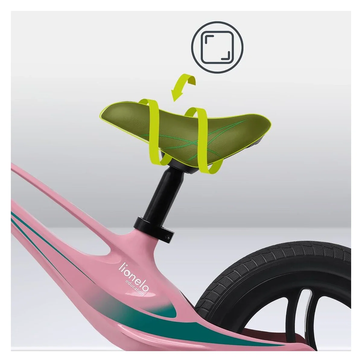 Bicicleta usoara Bart Tour, Fara pedale, Cu cadru din magneziu, Cu ghidon si sa reglabile, Greutate 3.8 Kg, 12 inch [15]