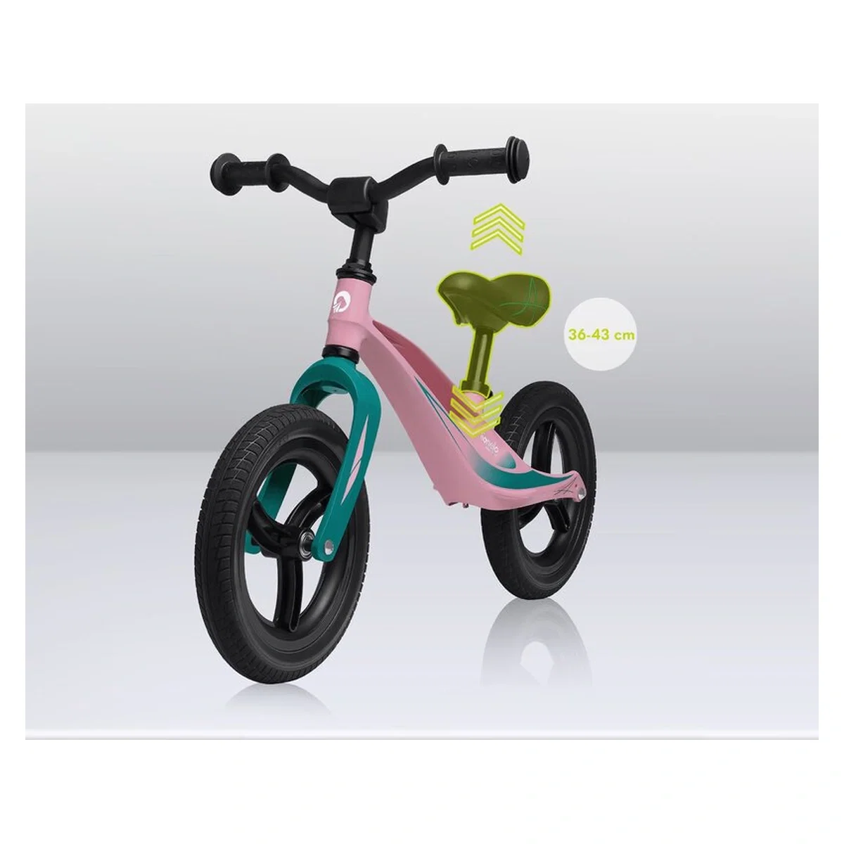 Bicicleta usoara Bart Tour, Fara pedale, Cu cadru din magneziu, Cu ghidon si sa reglabile, Greutate 3.8 Kg, 12 inch [14]