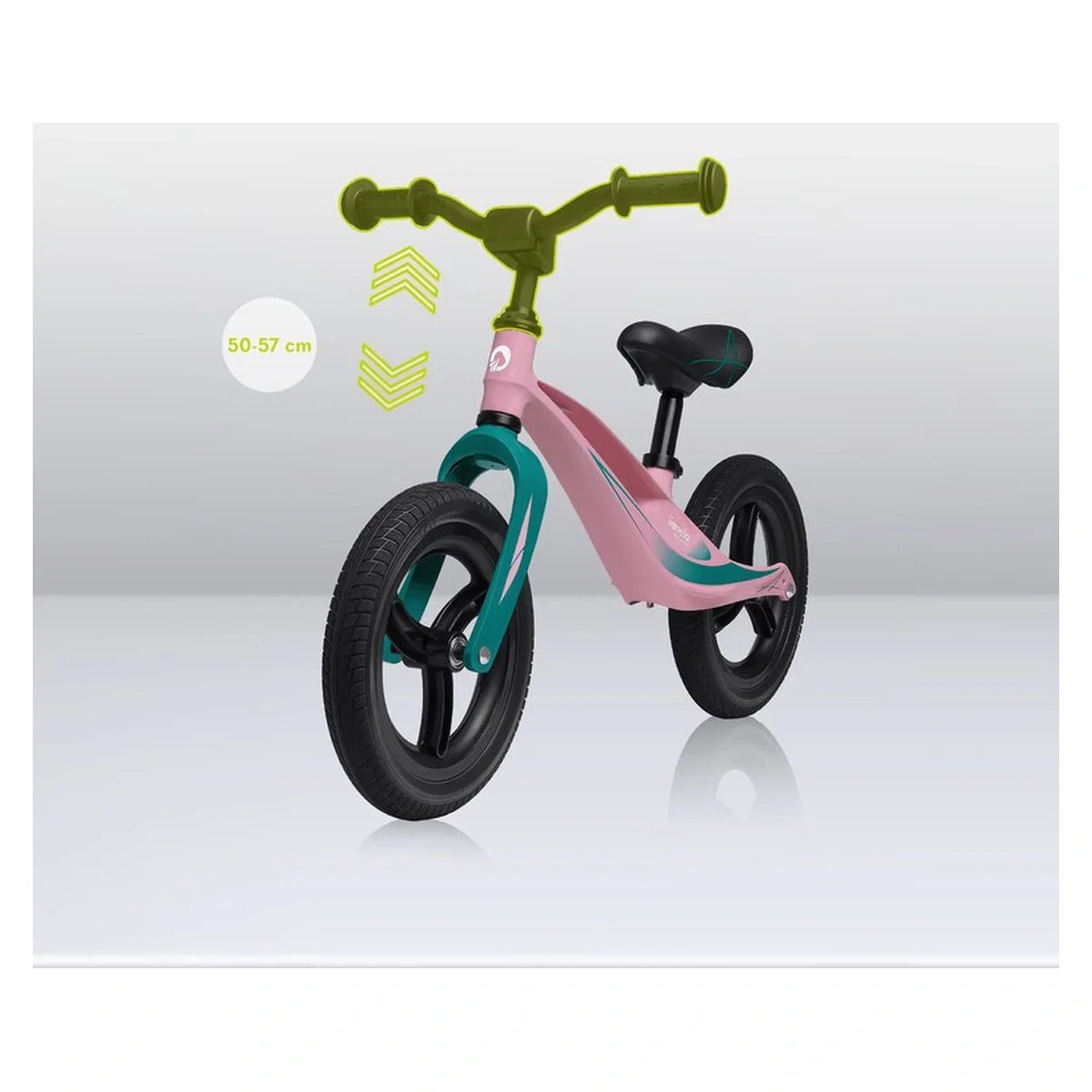 Bicicleta usoara Bart Tour, Fara pedale, Cu cadru din magneziu, Cu ghidon si sa reglabile, Greutate 3.8 Kg, 12 inch [12]