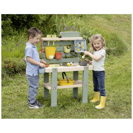 Bucatarie Smoby Mud Kitchen cu 15 accesorii 3 ani + [3]