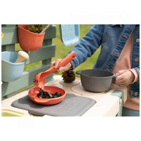 Bucatarie Smoby Mud Kitchen cu 15 accesorii 3 ani + [7]