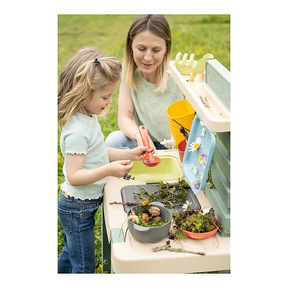 Bucatarie Smoby Mud Kitchen cu 15 accesorii 3 ani + [8]