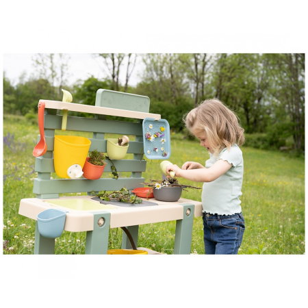 Bucatarie Smoby Mud Kitchen cu 15 accesorii 3 ani + [4]