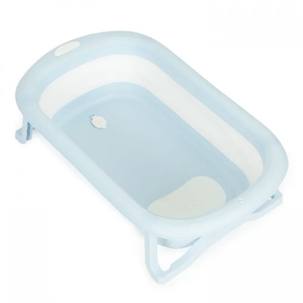 Cadita de baie pliabila cu dop de scurgere, Ecotoys - Gri [2]