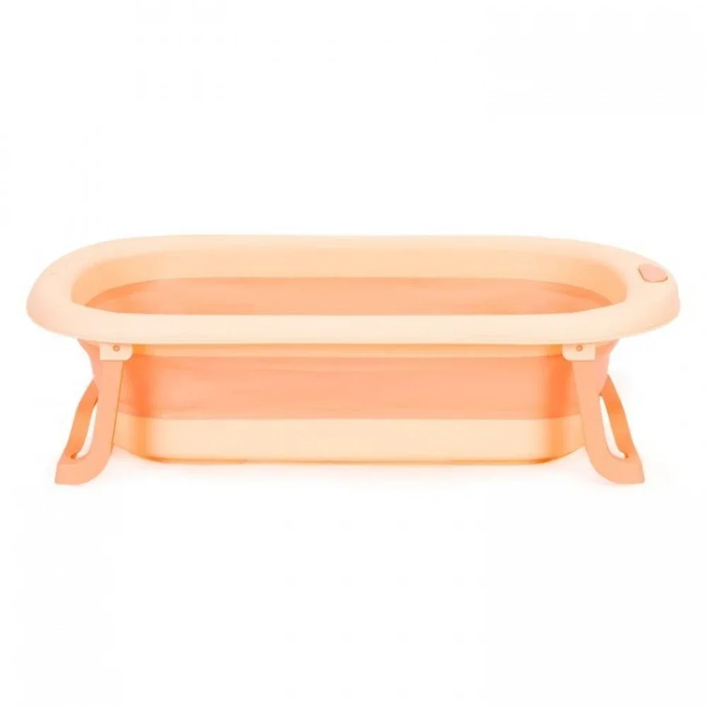 Cadita de baie pliabila cu dop de scurgere, Ecotoys - Roz [1]