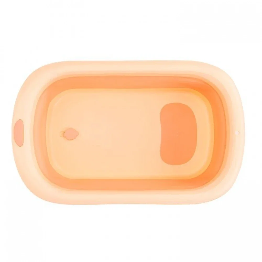 Cadita de baie pliabila cu dop de scurgere, Ecotoys - Roz [5]