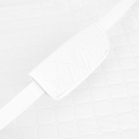 Cadita de baie pliabila, Qmini, Foldy Pro Care, Cu suport metalic si masuta de infasat, Cu termometru electronic, Cu dop si furtun pentru scurgere, Antiderapanta, 80×49 cm, Alb/Gri [27]