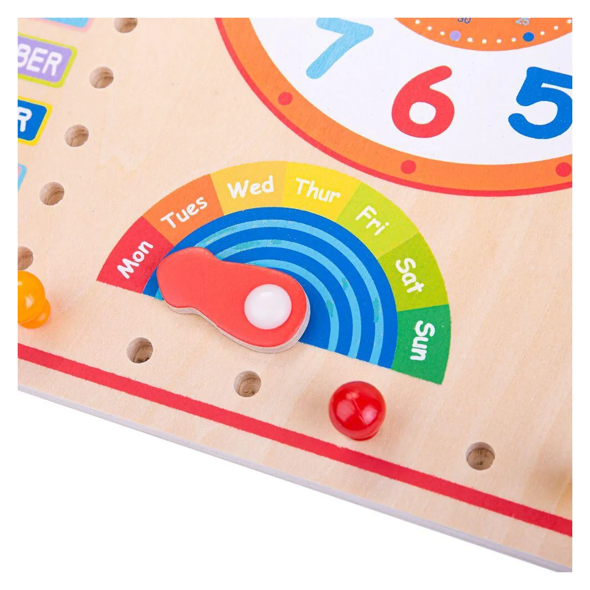 Calendar luni, zile, data si ora BIGJIGS Toys 8 ani [2]