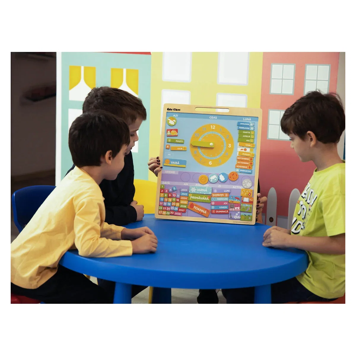 Calendar magnetic vremea - limba romana BIGJIGS Toys 8 ani [4]