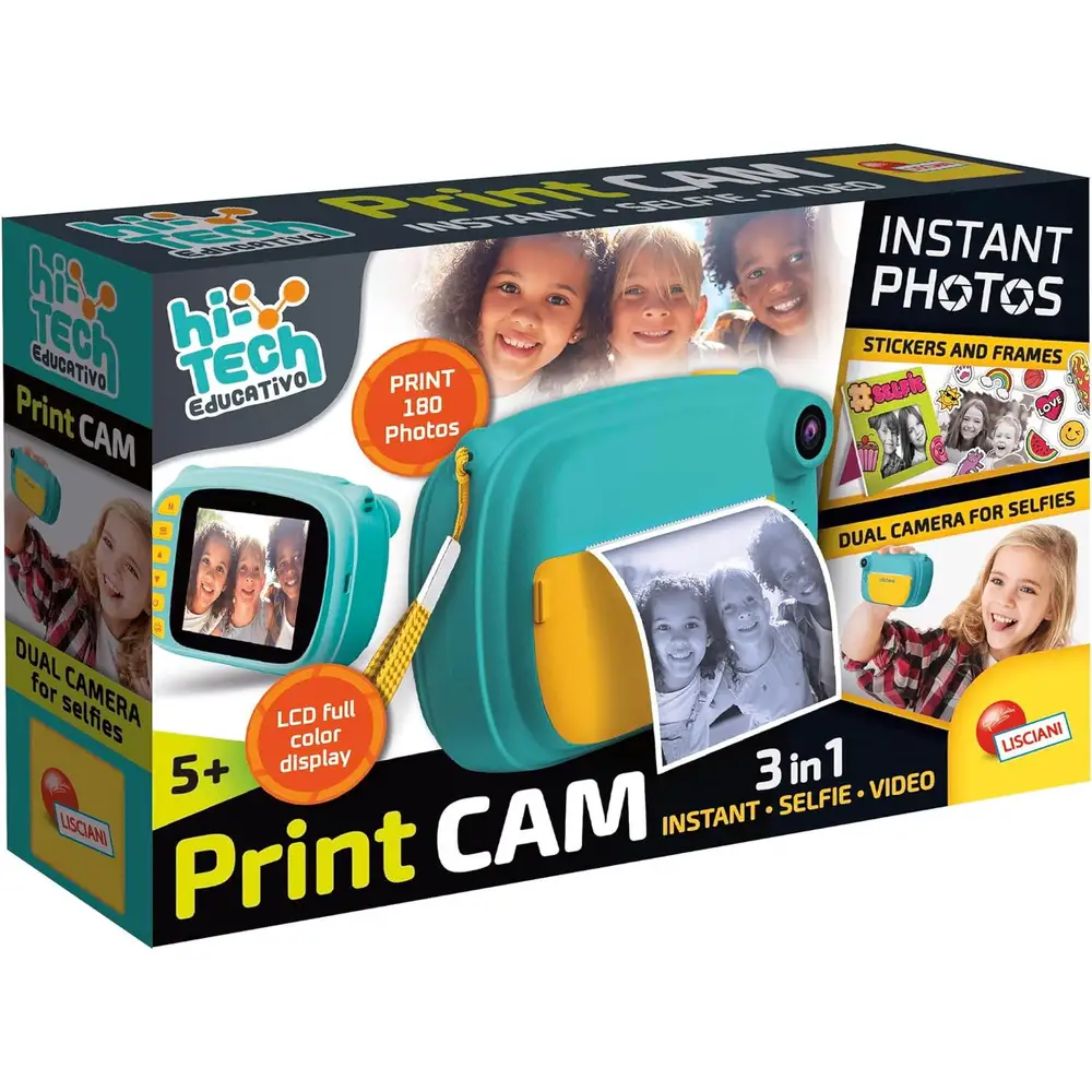 Jucarii - Camera foto instant 3 in 1 LISCIANI 5 ani+