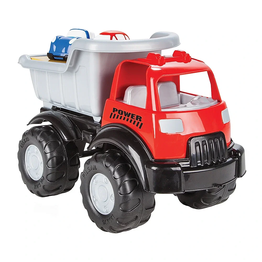 Masinute, trenulete, avioane - Camion basculant Power Truck cu 2 masinute Pilsan 3 ani +